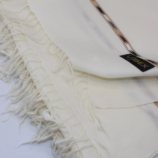 72 Double Wool Off-White Swati Shawl