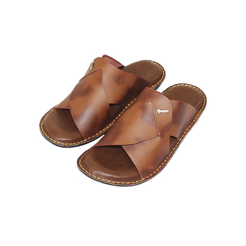 Handmade Slipper Dobule Shade Brown (Soft)