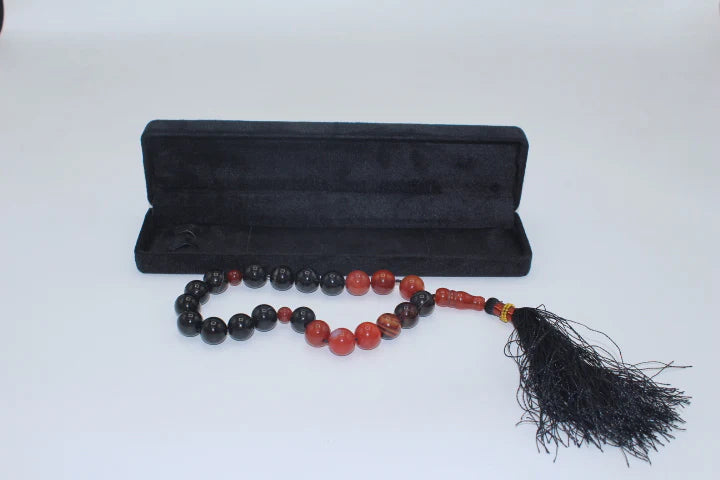 Sulimani Aqeeq Stone Tasbih 14 mm/21 Beads