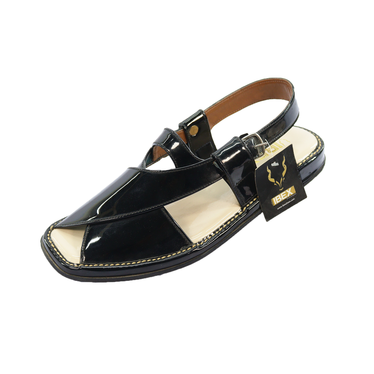 Ladies Peshawari Chappal Black.