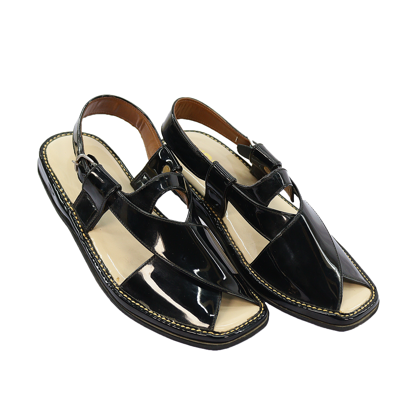 Ladies Peshawari Chappal Black.